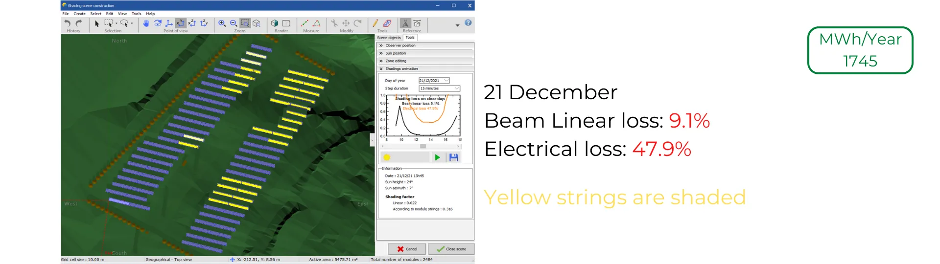 Image of the improved design that reduced the lifetime yield loss